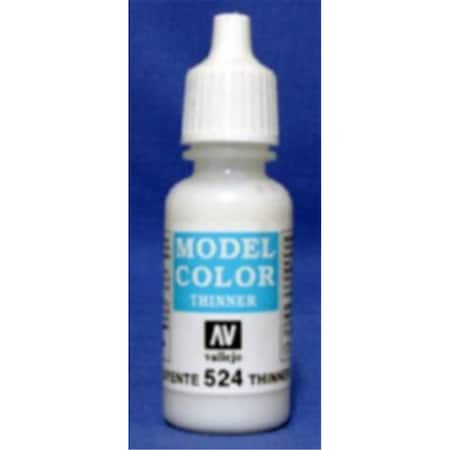 Vallejo Paint 70524 Model Color 80 - Thinner- 17 ml Gc Mil VJP70524